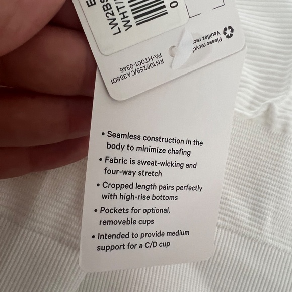 🔥Lululemon Ebb To Train Bra *Sun * Color changing size 10 BNWT - Picture 7 of 8